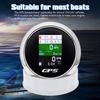 6 In 1 85mm Gauge Water Temperature Fuel Level Gauge with GPS Antenna For Boat Car Motorcycle Digital GPS Speedometer 9-32V