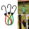 Elastic Rope Buckle for Camping Tent - 15cm Binding Strap with Hook for Canopy Accessories