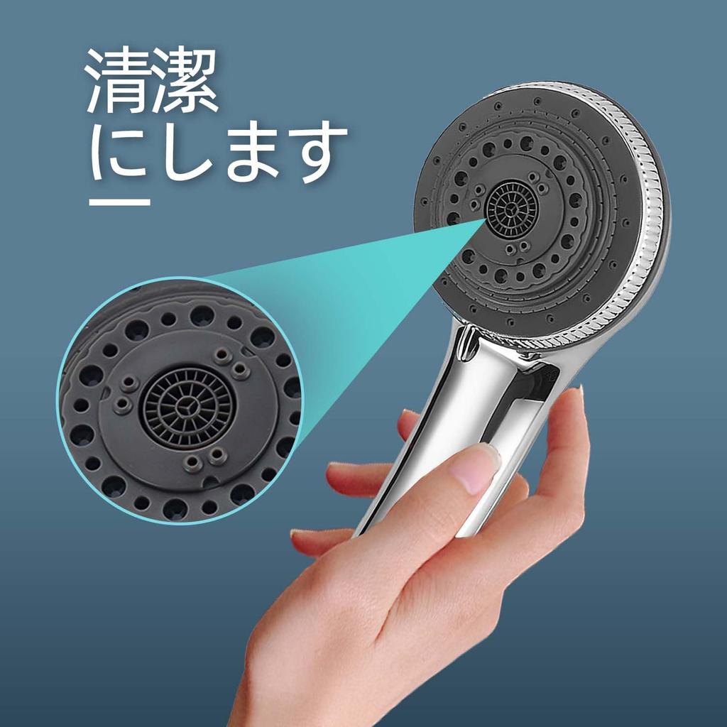 Chenyang Xiaoten Shower Micro Nano 7 Levels of Water Ultra Fine Ultra Fine Water High Water Pressure Nano Bubble Shower Head with Ultra Fine Bubble