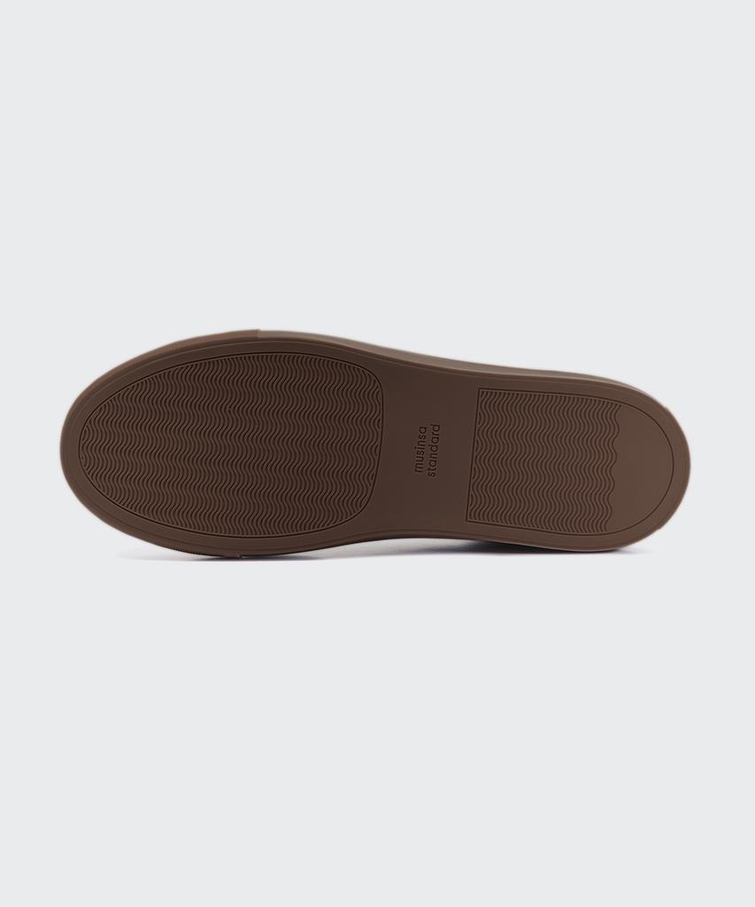 Musinsa Standard Leather Court Sneakers Mark 2 [Baroque Brown]