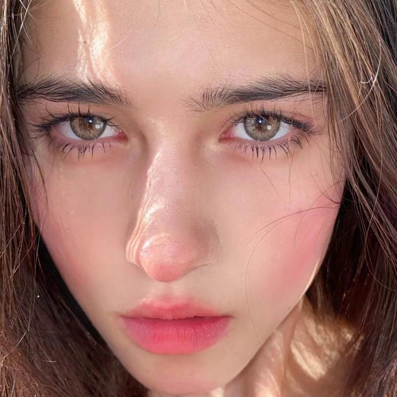 Mill Creek Iris Contact Lenses with Grade Hybrid Model 14.2mm Cool Color Contact Lenses 2 Pieces (1 Pair) 1 Year Use