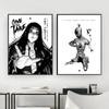 Аниме Hunter X Hunter постеры черно-белые Killua Zoldyck Kurapika Gon холст картина мультфильм настенная живопись домашний декор