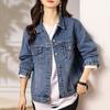 Summer Retro Short Denim Jacket for Women In Autumn Thin Casual Versatile Jacket Temperament Denim Jacket