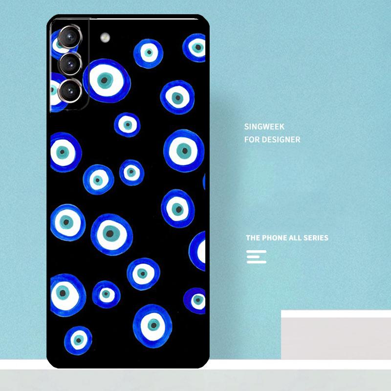 Evil Eyes Case For Samsung Galaxy S25 Ultra S20 S21 S22 S23 S24 Ultra S9 S10 Plus S25 FE Phone Cover