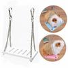 Wooden Hamster Swing Small Animal Sports Hang Toy Hammock Swing Toy Hamster Chestnut Pet Supplies