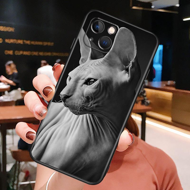 Чехол Сфинкс Кошка Сфинкс Для iPhone 14 13 12 11 15 16 Pro Max Plus X XS XR 12 13 Mini Чехол Аксессуары