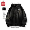 MINISO Men's Heavyweight Relaxed Fit Letter Graphic Hoodie