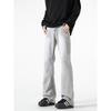 American Washed Denim Jeans Men'S Autumn New Loose Straight Leg Mop Pants High Street Wide Leg Casual Denim Pants