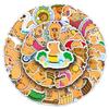 Capybara Suitcase & Laptop Stickers - 50 Waterproof Animal Designs for Travel & Decoration