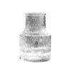 Glacier Vase Glass Large Vase Transparent Water Raised Flowers Flower Arrangement Desktop Decoration