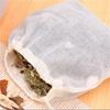10 dona 8X10 sm Katta Paxta Muslin Bog'ichli Qayta Foydalanishga Yaroqli Qopchalar Sovun O'tlar Choy uchun