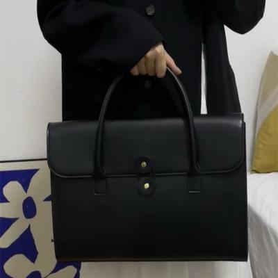 Женский деловой портфель, простая сумка, большая вместимость, сумки на плечо, дорожный блокнот, мессенджер