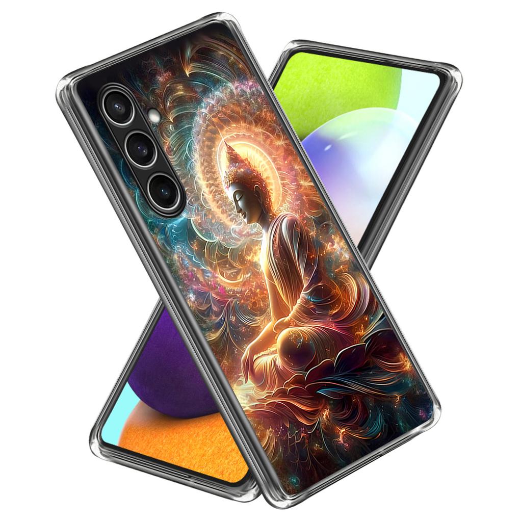 Чехол для Samsung Galaxy S24 FE, амортизирующий ТПУ, с напечатанным узором, чехол для телефона
