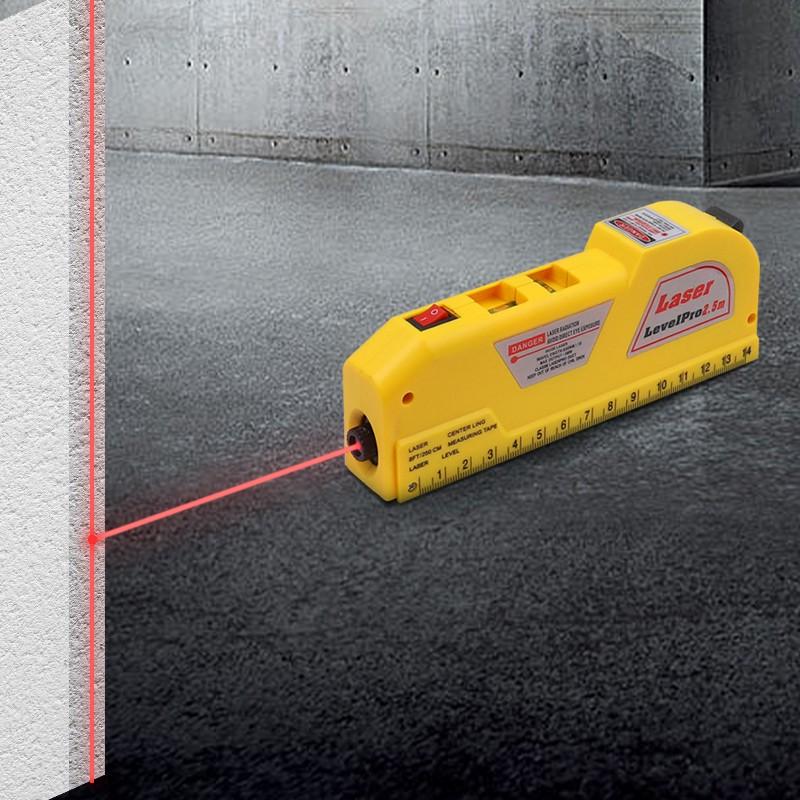 Многоцелевой лазерный измерительный уровень Многофункциональный лазерный уровень Лазерный измерительный горизонтальная линейка Измерительные стандартные метрические линейки