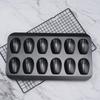 Carbon Steel Madeleine Cake Baking Pan Heat-resistant Cookie Pan  Bakery