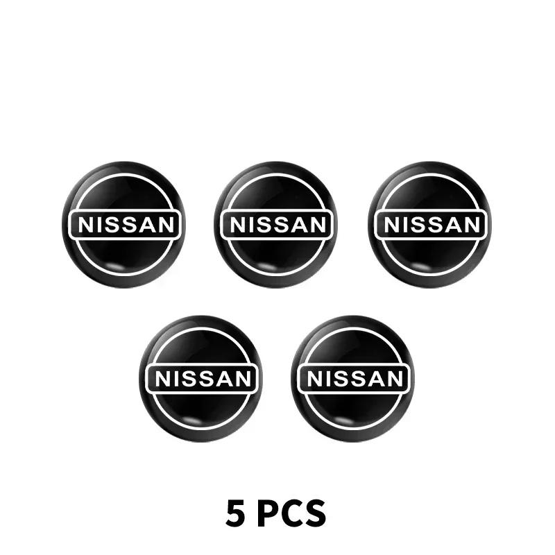 2025 Hot 2/5/10Pcs Car Door Keyhole Sticker Auto Lock Decoration Protection Decal For Nissan Nismo Micra Qashqai Altima Maxima S