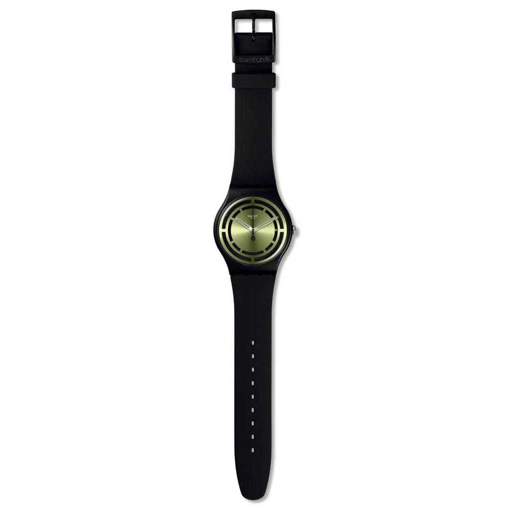 Часы Swatch LEAFY LINE Monthly Drops SO32B117 Black [Swatch]