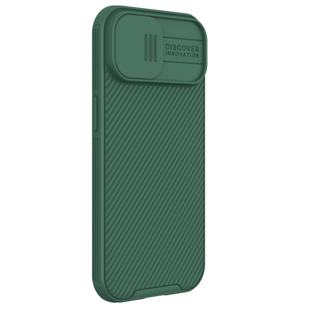 Nillkin Camshield Pro Magnetic Case For Iphone 15 Plus With Camera Protector - Green