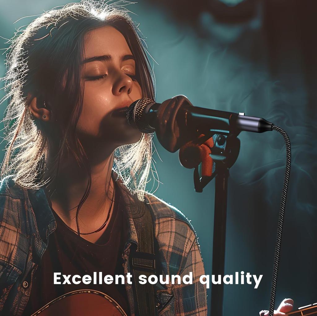 Кабель XLR MOSWAG Микрофонный кабель 1 метр Кабель XLR Балансное соединение XLR для записи микрофона Совместим с записывающими устройствами, такими как AV