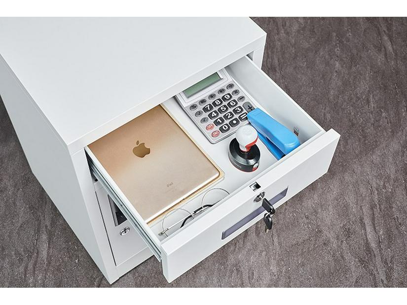 Steel Office Filing Cabinet - Under Desk Storage Drawer