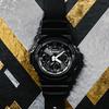 Casio Мужские часы G-SHOCK из смолы, водонепроницаемые 200 м, аналоговые, ударопрочные, кварцевые, GAW-100B-1A