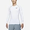 Nike Pro Dri-fit Athleisure Повседневный Спортивный Круглый Вырез Длинный Рукав Белый Мужской DD1991-100