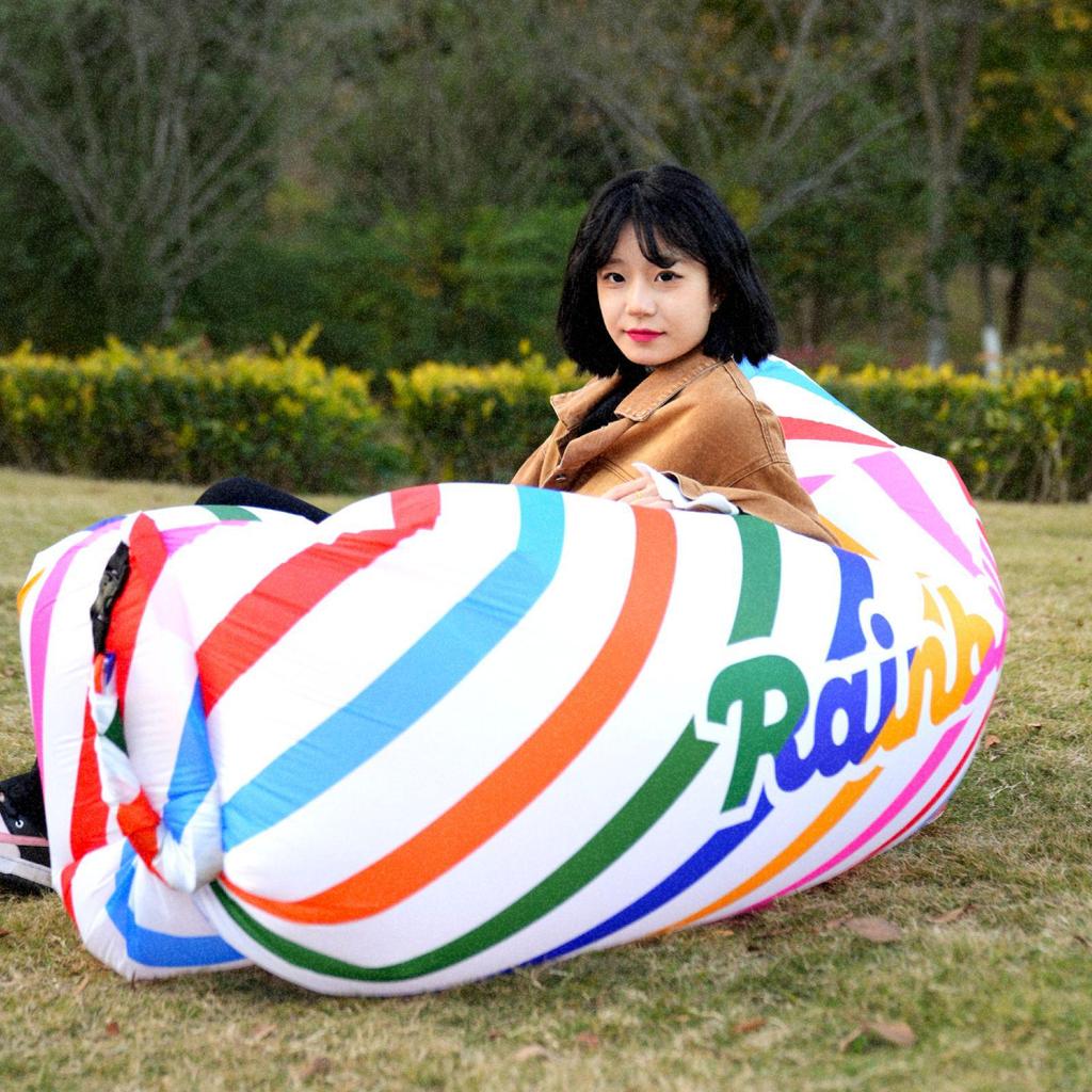 Портативный надувной диван-кровать для кемпинга на открытом воздухе и отдыха на пляже