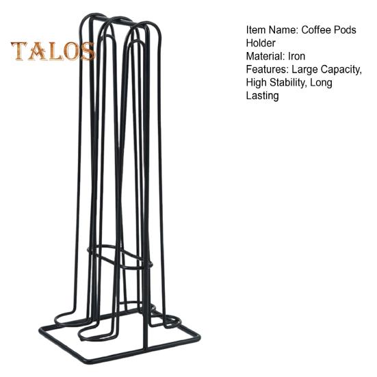 Держатель кофейных капсул большой емкости, прочный, выдерживающий высокую нагрузку, стойка для хранения кофейных капсул на столешнице