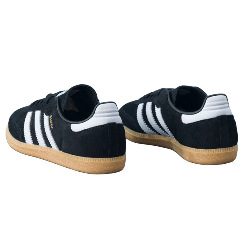 adidas Оригинальные SAMBA OG Амортизация Легкие Дышащие Низкие Немецкие Армейские Кроссовки Унисекс Черные IH6850