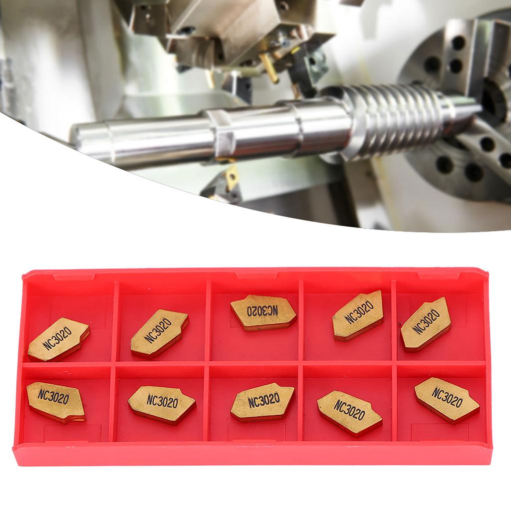 10Pcs CNC Turning Blade Durable Machine Peocessing Accessories GTN3 Sturdy Blade HW190223113