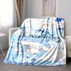 Custom 1pc Kuromi Character Blanket, Soft And Comfortable Blanket, Casual Warm, Camping Travel Blanket, Birthday Gift Q913126