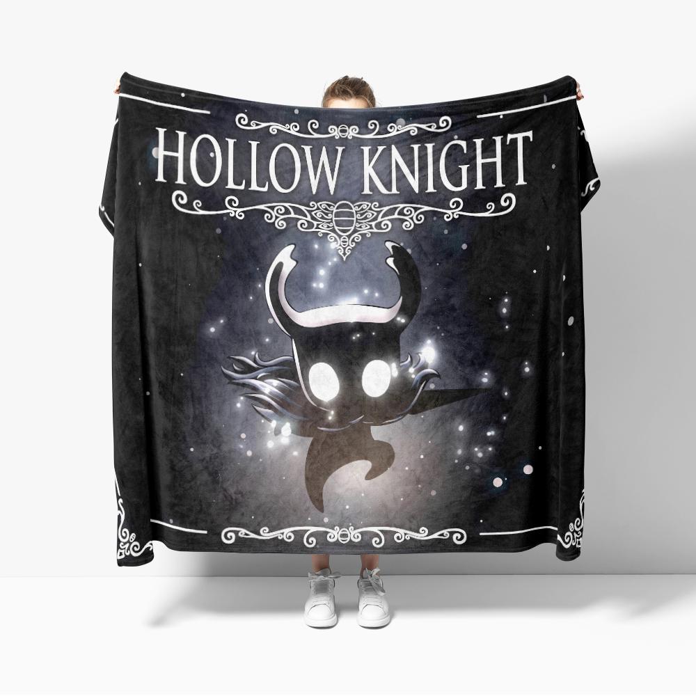 Плед-карта Hollow Knight Игровые пледы с картой Мягкий теплый фланелевый плед Постельное белье для кровати Гостиной Домашнего дивана