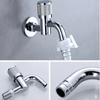 304 Stainless Steel Bibcock Faucet Wall Mounted Washing Machine Outdoor Garden Toilet Mop Pool Tap Cold Water Valve Home Plumbing Fixture Accessory