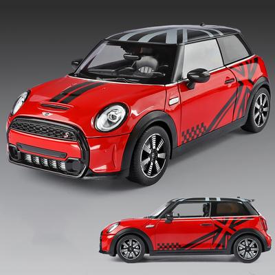 Большая модель автомобиля BMW MINE Cooper S в масштабе 1/18 из сплава Идеальный подарок для мальчика Коллекционная игрушка Украшение Декор для гостиной