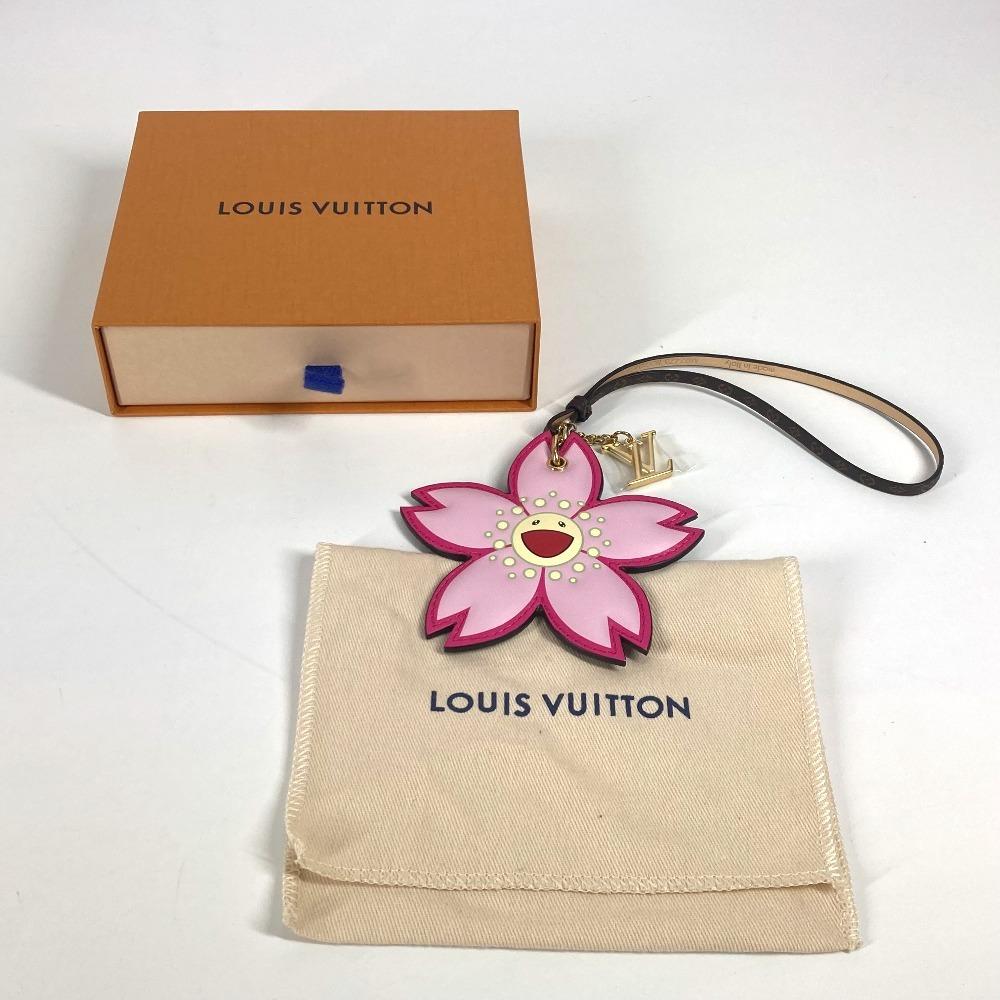 Louis Vuitton M02475 Monogram Takashi Murakami Bag Charm-Cherry Blossom Unused