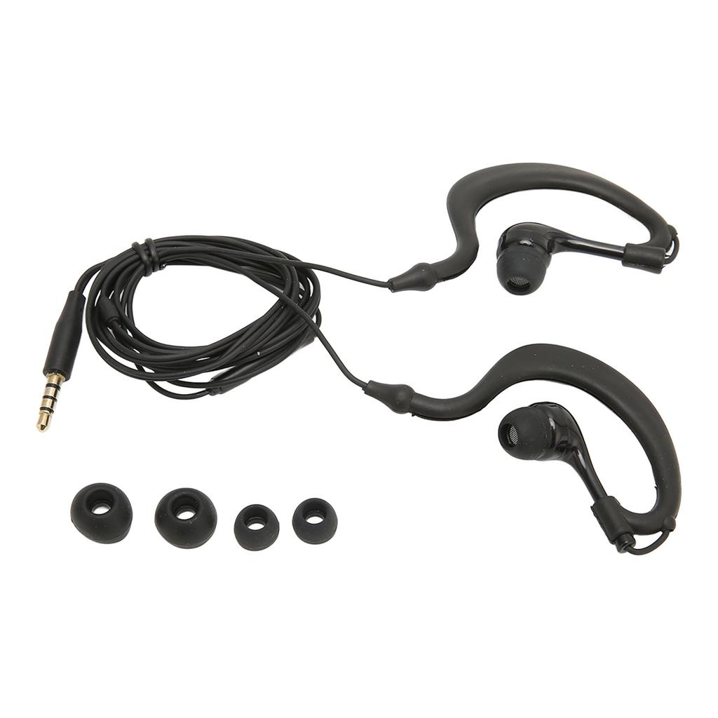 Over Ear Wired Earbuds Waterproof Noise Canceling Plug and Play Comfortable Wired Sports Earbuds