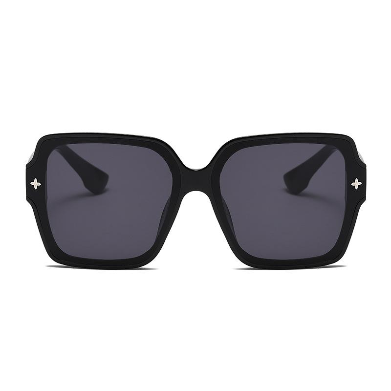 Новые модные солнцезащитные очки в квадратной оправе для женщин, роскошные солнцезащитные очки, защита от УФ, большая оправа, универсальные очки(DS-8052-1)
