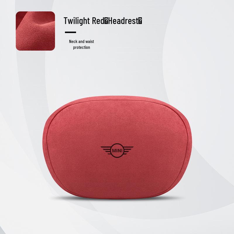 Подушка-подголовник для поясничной поддержки, совместимая с Mini Cooper, подушка для шеи для F54 F55 F56 - Фиолетовый