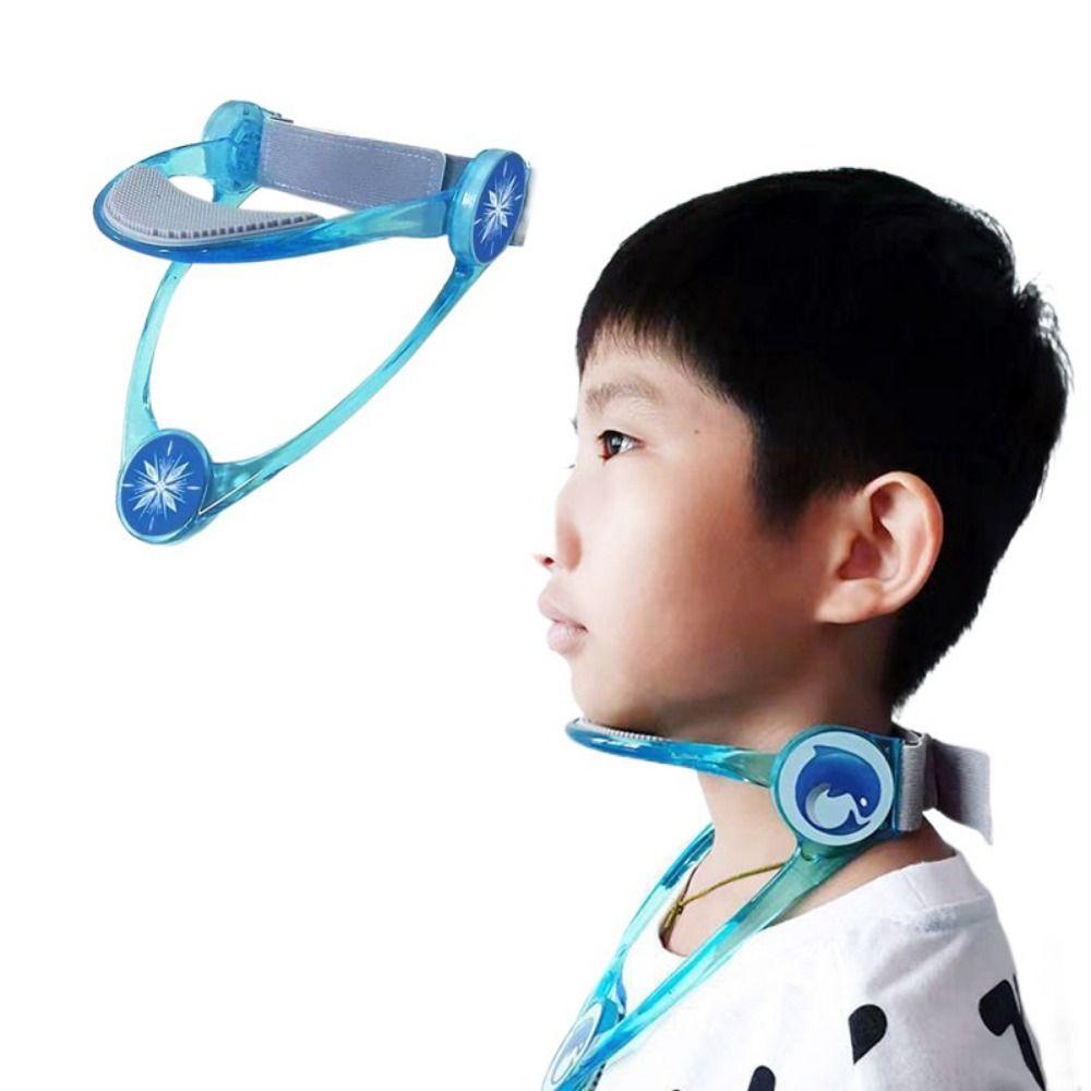 Складной шейный корсет для поддержки позвоночника, регулируемый, корректор осанки шеи вперед для студентов