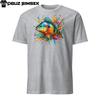 Colorful Bass Fish Trout Splashes Unisex T-Shirt | Fishing Lovers Gift