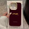 Модный леопардовый бордовый мягкий чехол для телефона для Samsung Galaxy S25 S22 S23 Ultra S24 FE A56 A55 A16 A15 A35 A36 A54 A06 5G