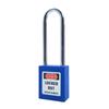 76mm Red Nylon Long Shackle Key Operated Durable Safety Padlock Lockout Tagout Security OSHA Loto Locks OEM Supplier