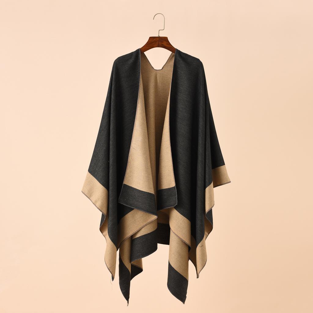 Pure Color Travel and Shopping New Warm Big Shawl