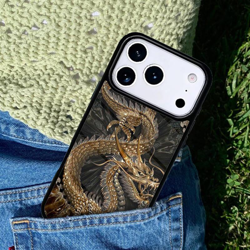 Чехол для телефона с китайским драконом для IPhone 11 12 13 14 15 16e 17 Pro Max Coque для IPhone 17 Air