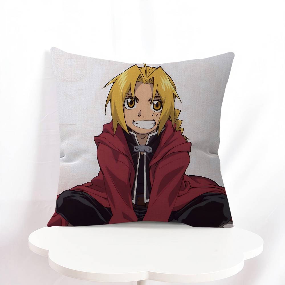 E-Edward Elric Cushion Cover 30x50 Polyester Sofa Cushions Decorative Throw Pillows Home Decoration Pillowcover