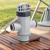 Pool Hose Plunger Valved Kit for Above Ground Swimming Pool Plunger Valved Replacement Parts for Filter Circulation