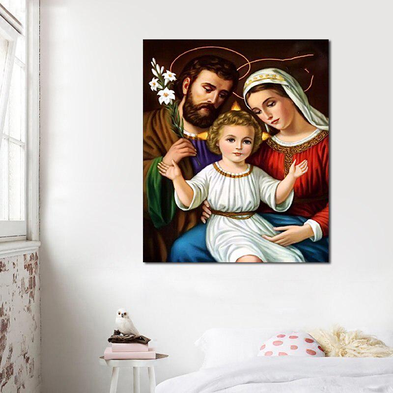 Алмазная вышивка Религия Семья Ручная работа 5D Diy Алмазная картина Вышивка крестом Декор Подарок