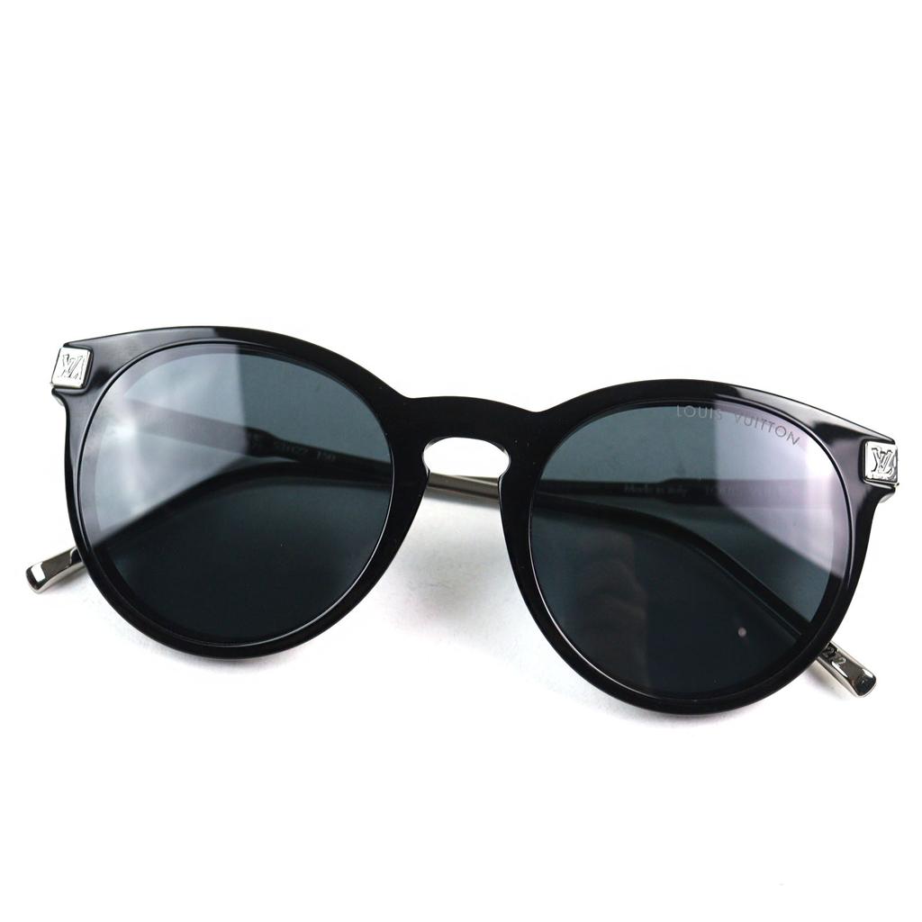 Excellent LOUIS VUITTON Sunglasses LV Rise Round LV signature monogram logo Used