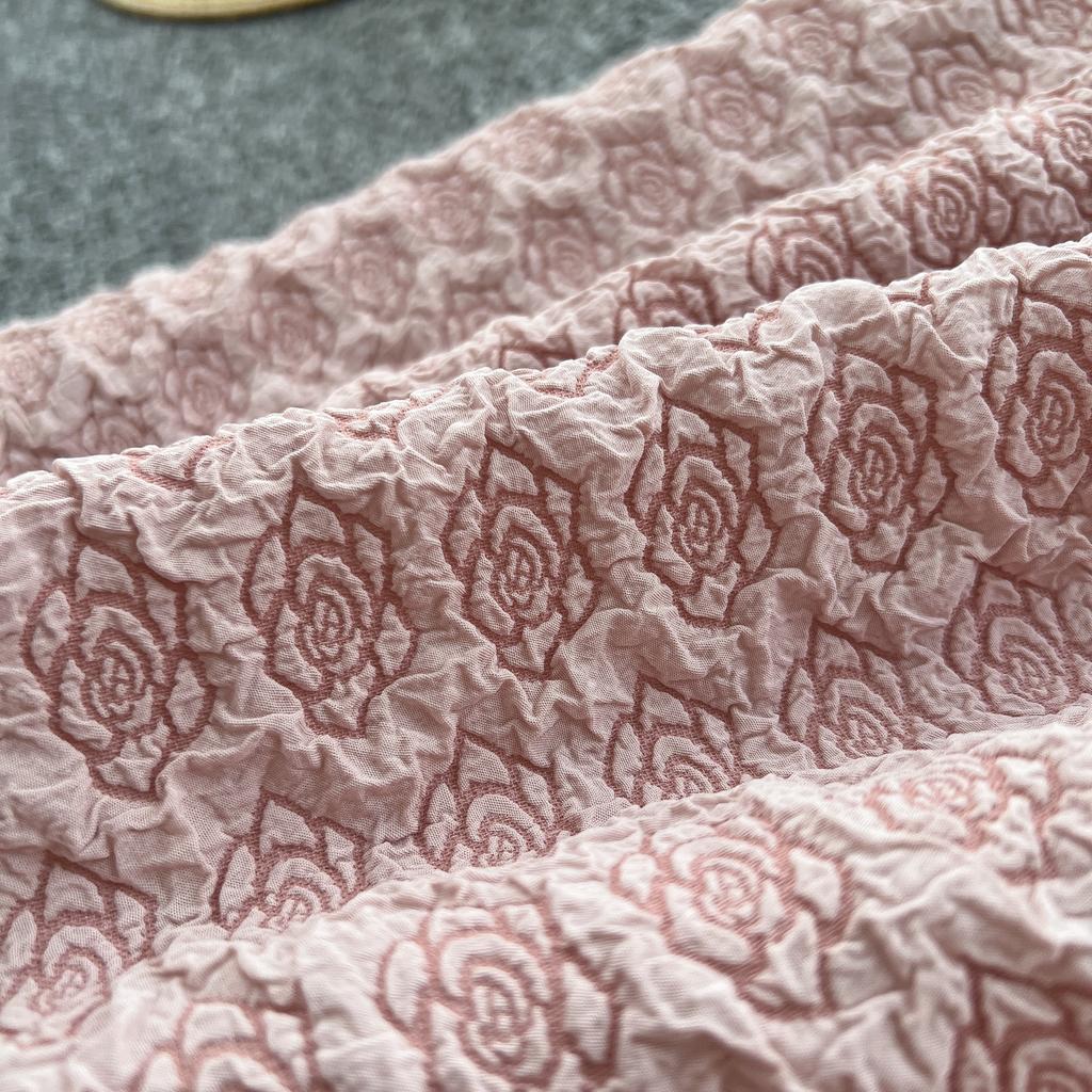 Summer Women Elegant Sleeveless Luxury Beading Collar Jacquard Flower Pink Birthdays Party Ball Gown Dresses