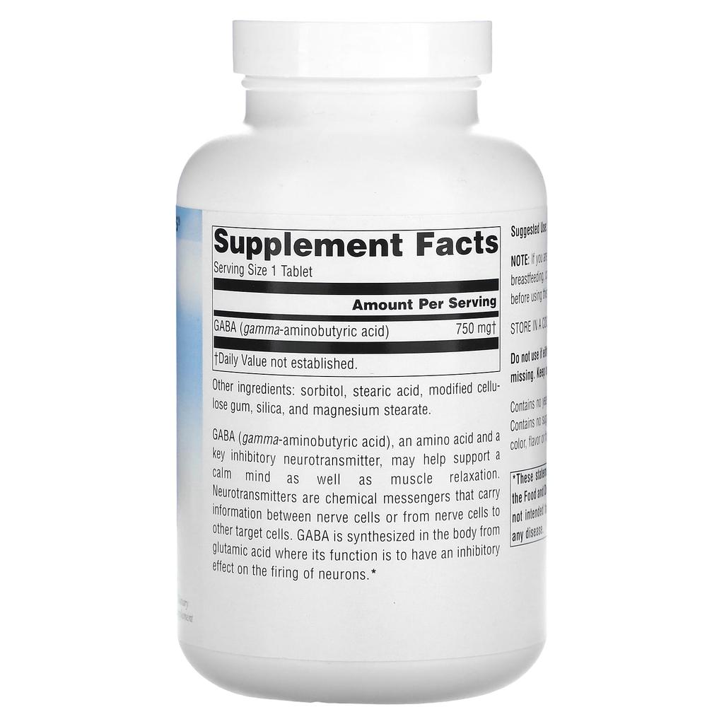 Serene Science®, Габа, 750 мг, 180 таблеток